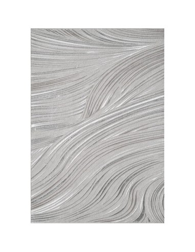 DUBAI 67 Argenté - Tapis  gris argenté