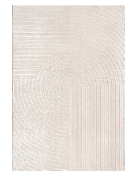 Tapis Studio Beige Motif Géometrique