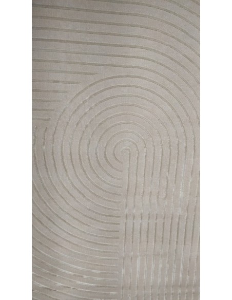 Tapis Studio Beige Motif Géometrique