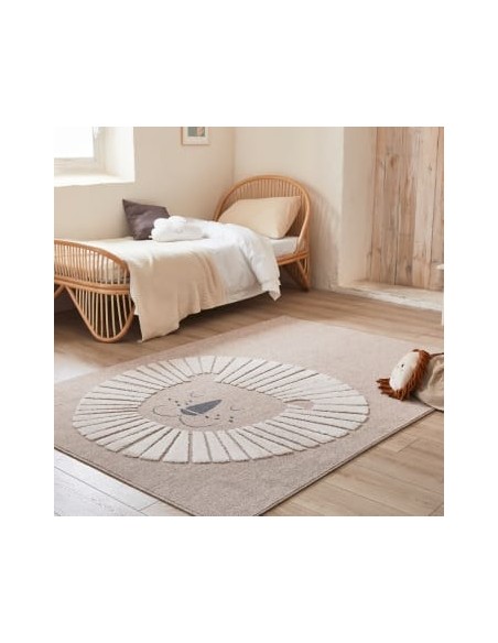 Nino-Tapis enfant lion beige