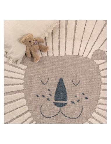Nino-Tapis enfant lion beige