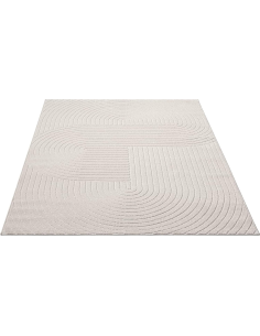 Tapis Moderne ELIO crème à...