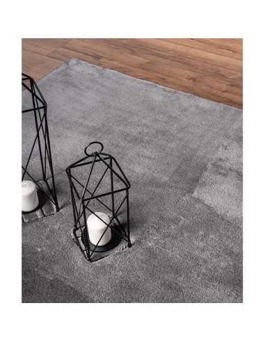 Loft gris anthracite à poils doux