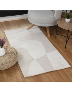 Abstract Cream Rug MONACO 80 2