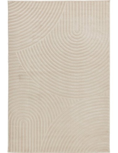 Tapis Kasbah 1043 Crème à motif  graphique élégant