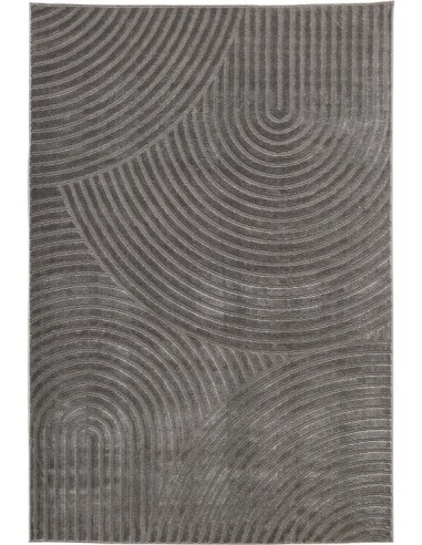 Tapis Kasbah 1043 Gris à motif  graphique élégant