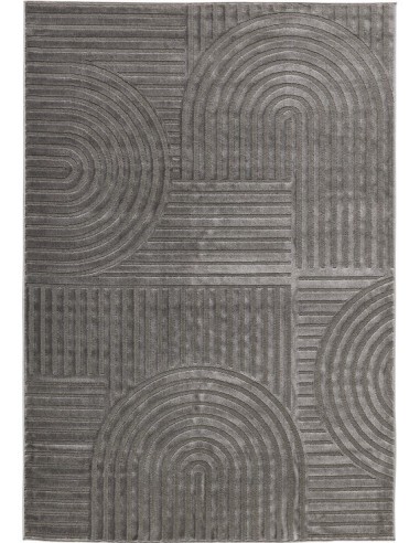 Tapis Kasbah 1040 Gris à motif  graphique élégant