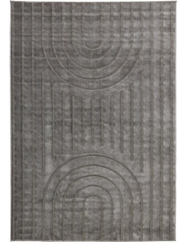 Tapis Kasbah 1037 Gris à motif  graphique élégant