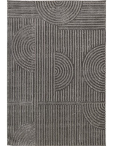 Tapis Kasbah 1036 Gris à motif  graphique élégant