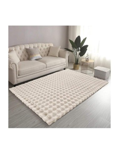 Tapis extra Doux Toscana beige à relief