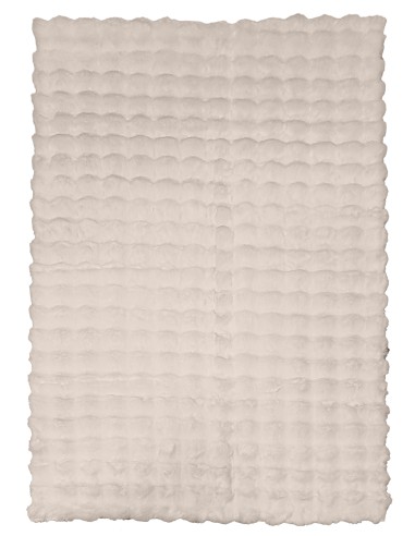 Tapis extra Doux BUBBLE beige à relief