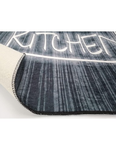 Kitchen - Tapis  Kitchen imprimé Noir...