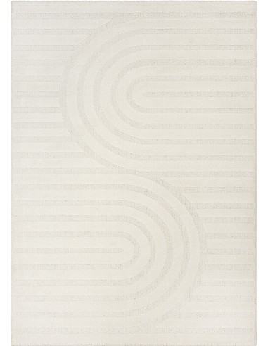 Tapis Glance Crème motif géometrique