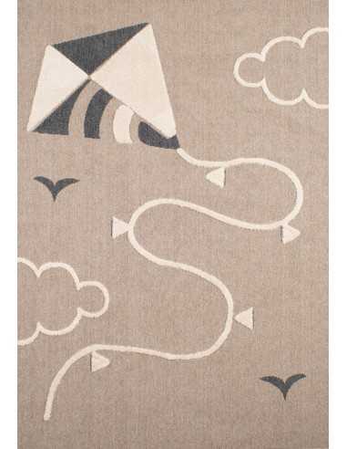 Nino-Tapis enfant cerf-volant beige