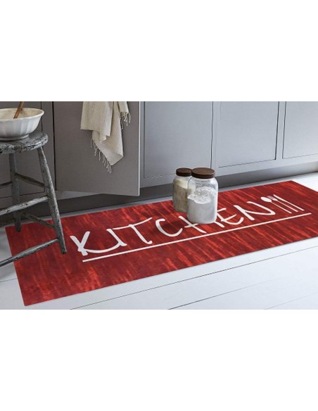 Black Printed Kitchen Rug – Stylish and Practical Design for Your Kitchen