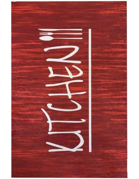 Black Printed Kitchen Rug – Stylish and Practical Design for Your Kitchen