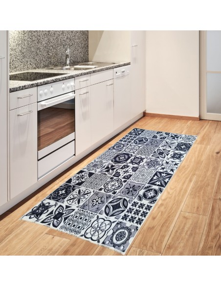 Tapis de cuisine  Carreaux de ciment lavable