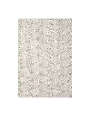 PERLA 18 - Tapis géométrique crème