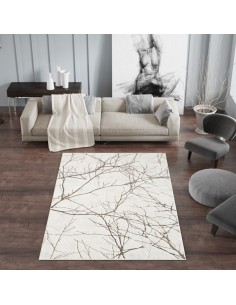 Tapis marbre crème cuivré... 2