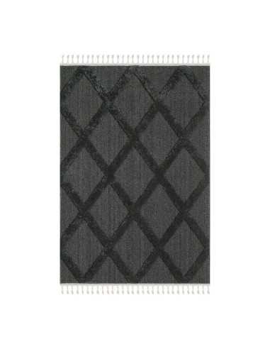 FIESTA - Tapis berbère gris anthracite