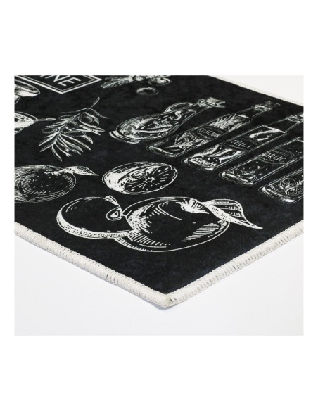 Tapis Internationale Cuisine Noir
