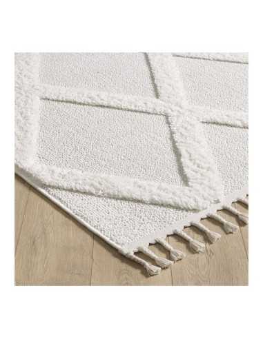 FIESTA - Tapis berbère blanc cassé