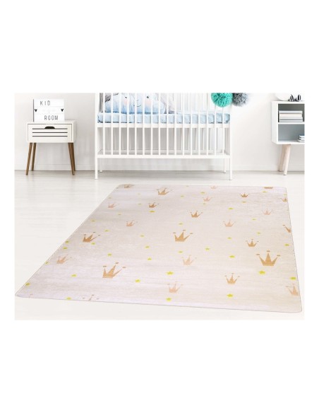 Tapis Enfant Crown Ecru