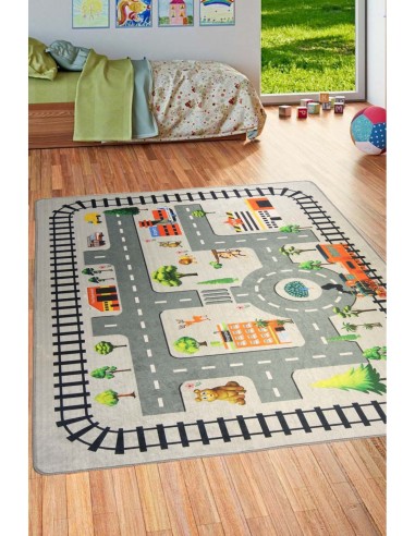 Tapis CIRCUIT ZOO Gris Tapis CIRCUIT ZOO Gris