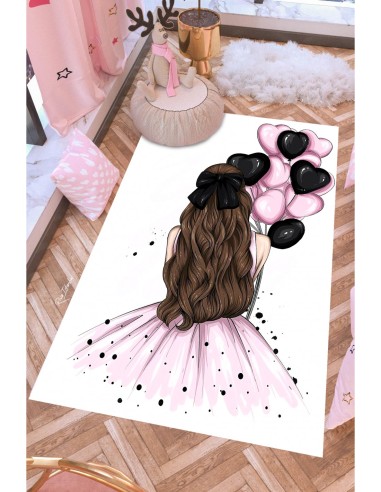 Tapis Chambre de filles FEERIE Blanc