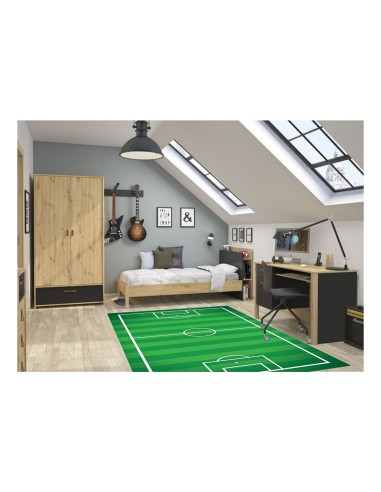 Tapis chambre ado SOCCER Vert