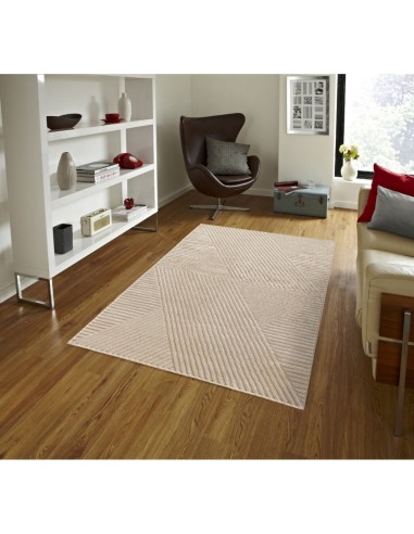 COSY 160B - Tapis beige avec motifs...