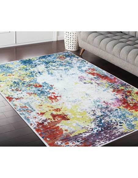 Tapis de salon ART Bleu
