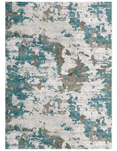 Tapis Moderne Bleu