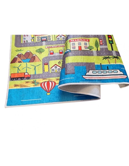 Tapis Enfant Circuit de Voiture