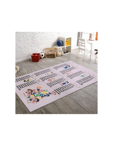 Tapis de chambre enfant Multiplication