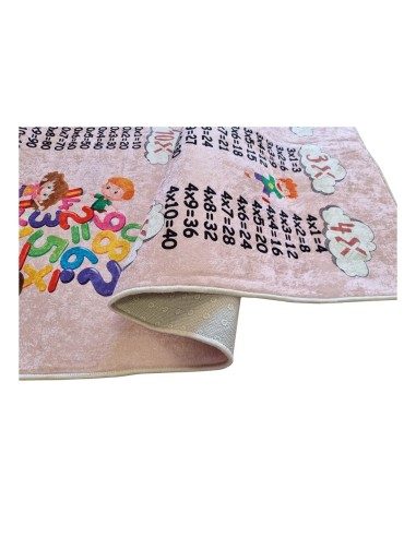 Tapis de chambre enfant Multiplication