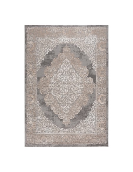 Tapis LEXA impression Baroque - Gris