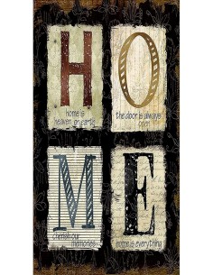 Tapis HOME Marron