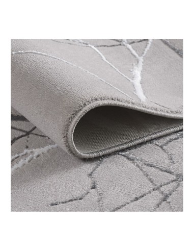 DUBAI Gris argent - Tapis marbre Gris...