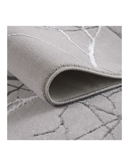 DUBAI Gris argent - Tapis marbre Gris argenté