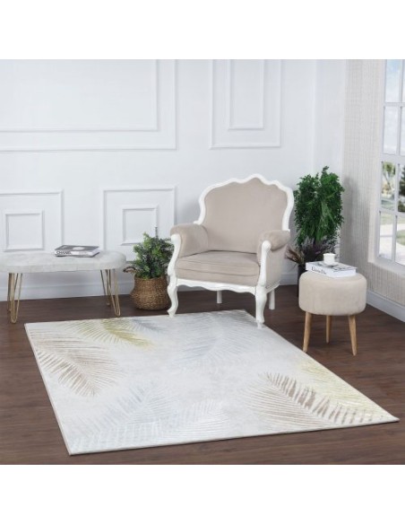 copy of Tapis marbre crème cuivré argenté - DUBAI 55