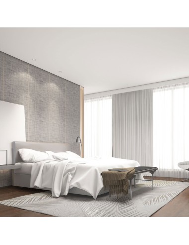 DUBAI 51 Feuille - Tapis feuille gris... DUBAI 51 Feuille - Tapis feuille gris...