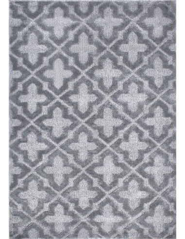 Harmony 917 gris - Tapis de salon géométrique crème