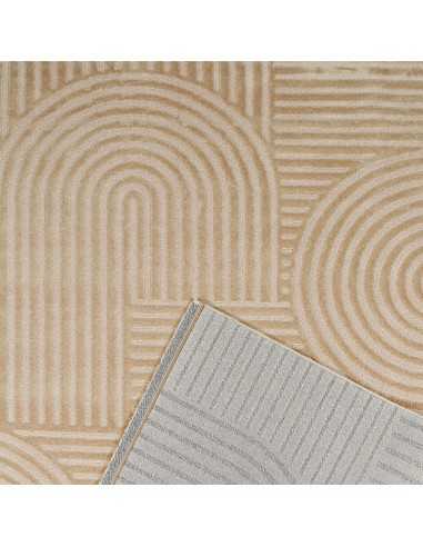 COSY 163B - Tapis beige avec motifs...