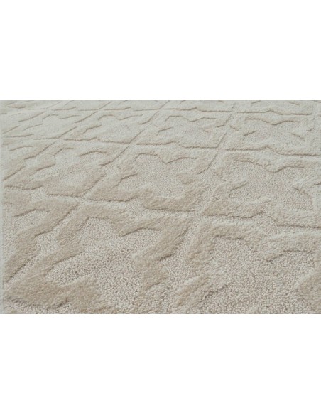 Harmony 917 Beige - Tapis de salon géométrique crème