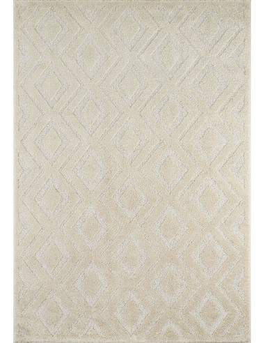 Harmony 912 Beige - Tapis de salon géométrique crème