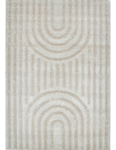 Harmony 916 Beige - Tapis de salon géométrique crème