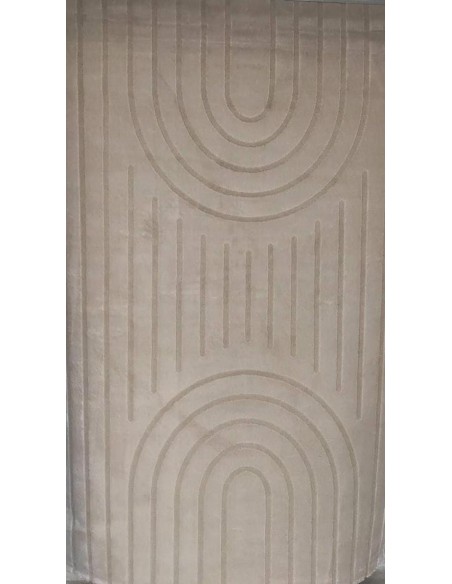 URGUP 040B - Tapis à motif géometrique couleur Beige