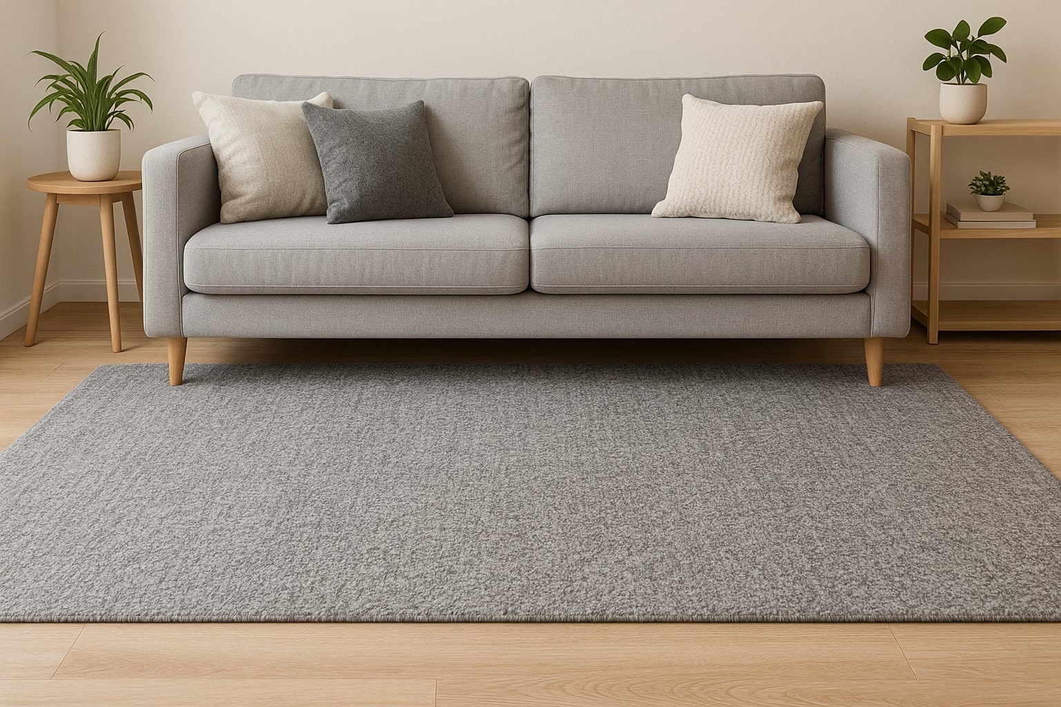 tapis de salon gris